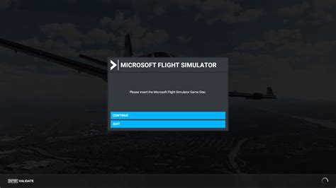 PLEASE INSERT DISC MSFS 2020 .